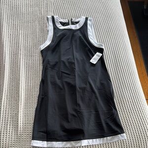 NWT Black and White Sleeveless Workout Dress